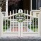 Wreath for Front Door 16 Inch Eucalyptus Leaves Wreath Green Leaves Wreath with Welcome Sign Door Wreath Spring Summer Wreath for Farmhouse Home Porch Indoor Outdoor Decor (Black)